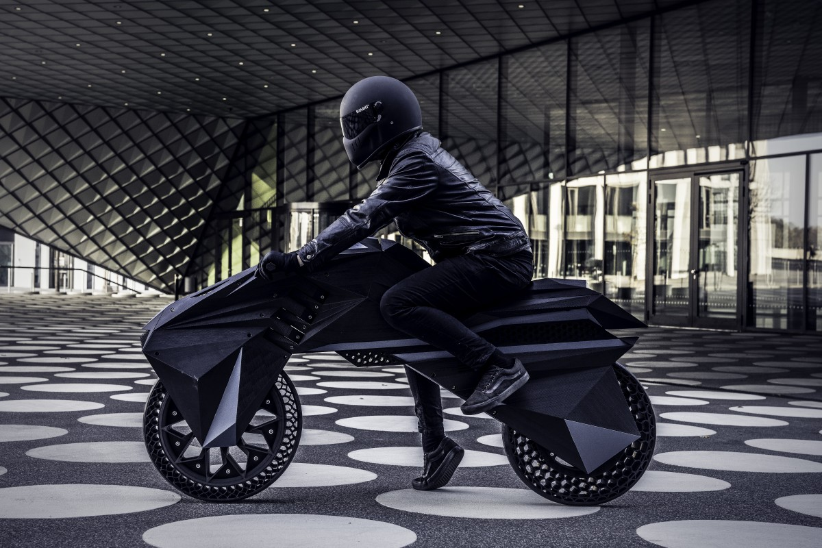 3D Printed Electric Motorbike