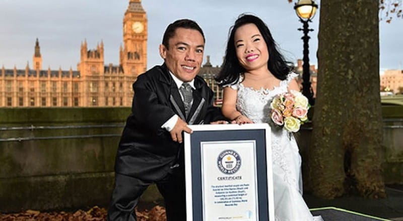 Guinness World Records Just Announced the Shortest Married Couple