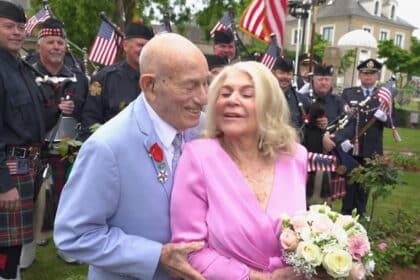 100-Year-Old WWII Veteran Marries at Historic D-Day Site