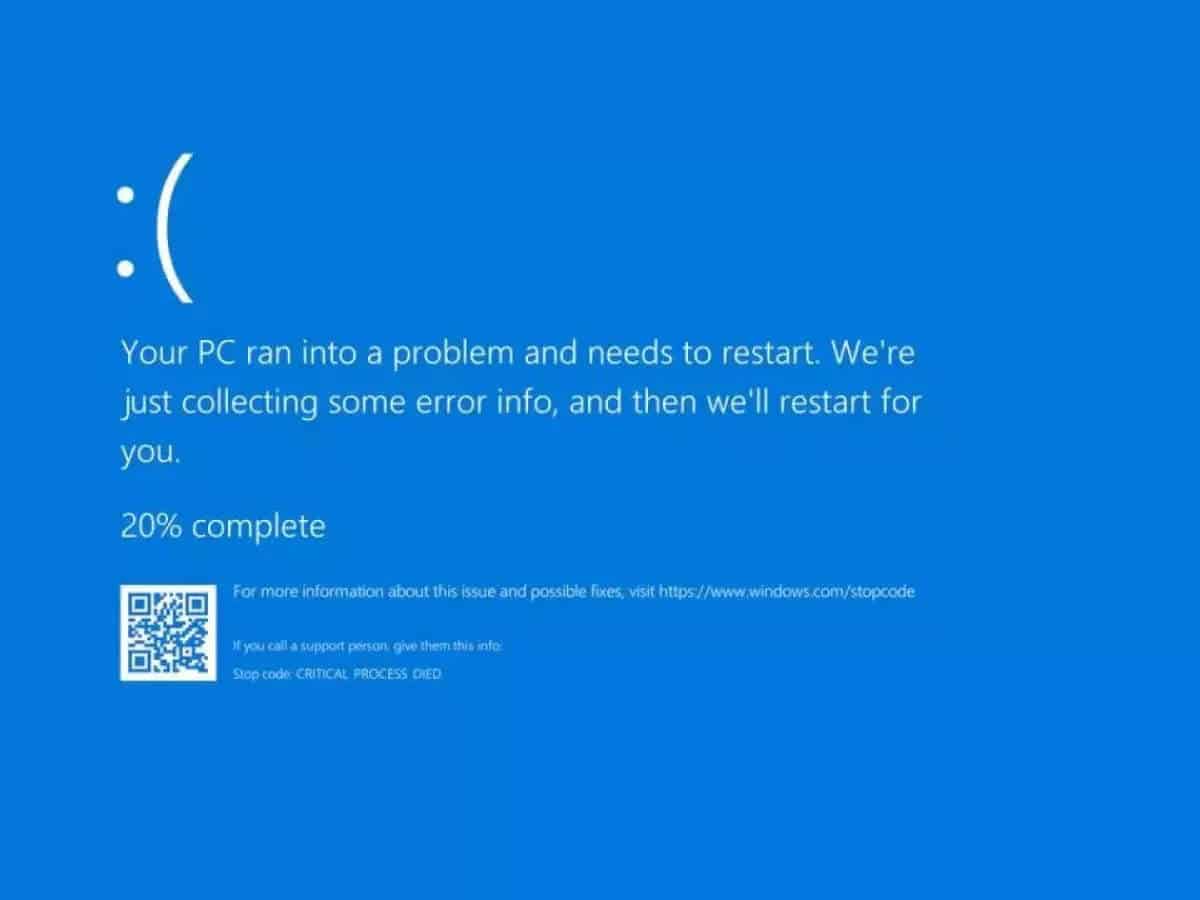 Blue Screen of Death