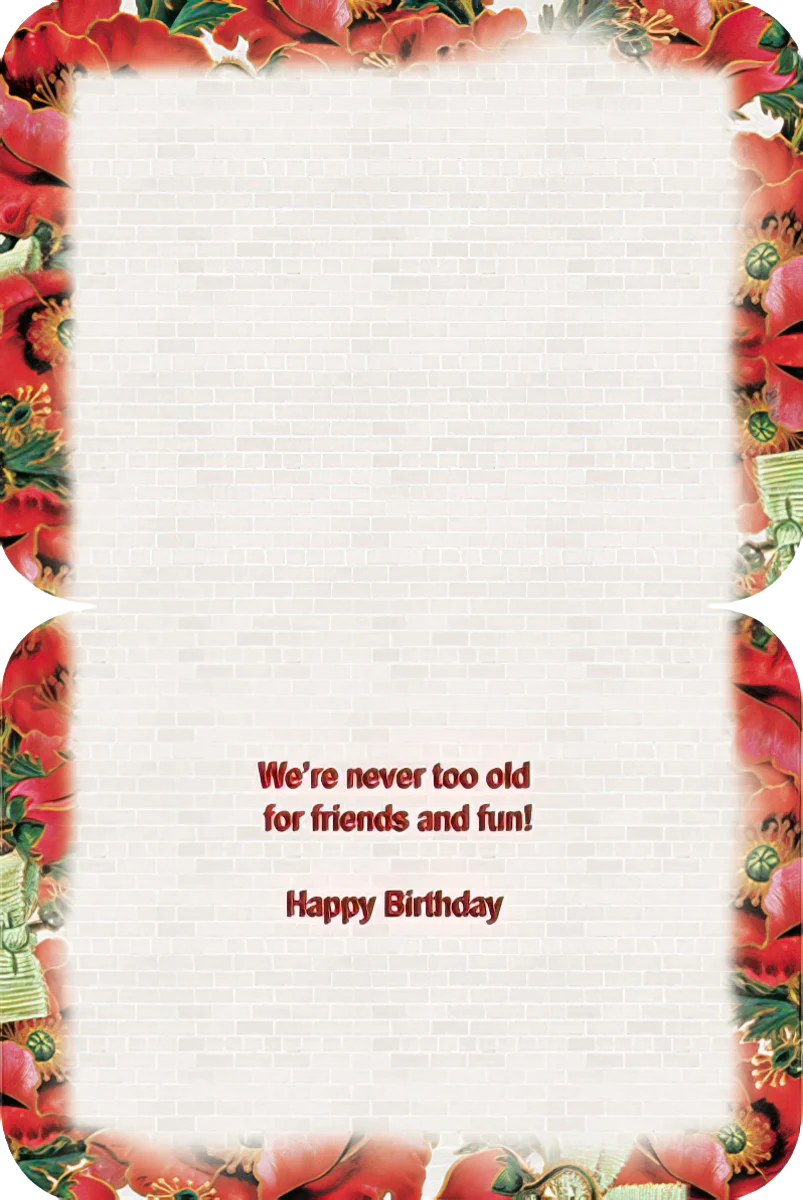 We're never too old for friends and fun!