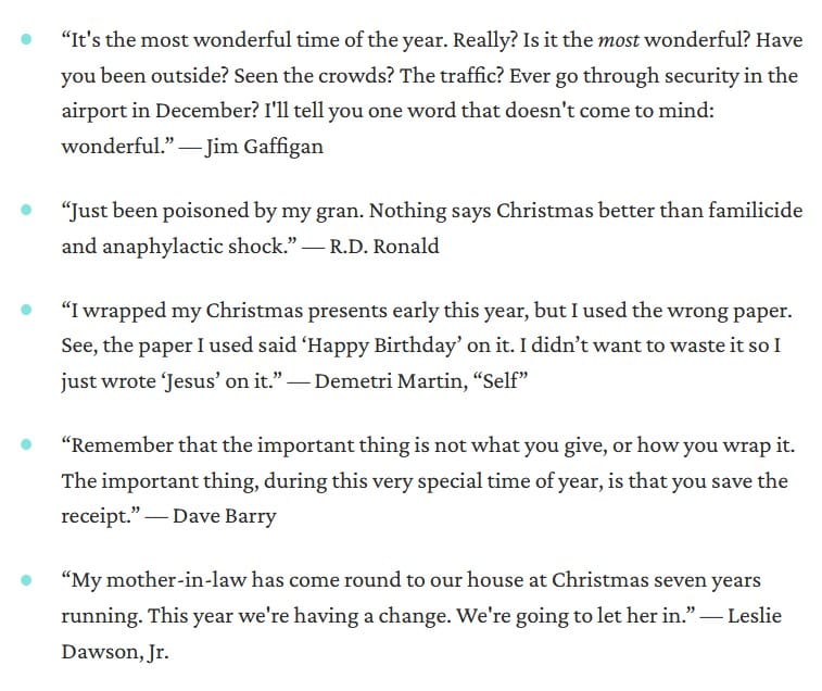 funny Christmas quotes