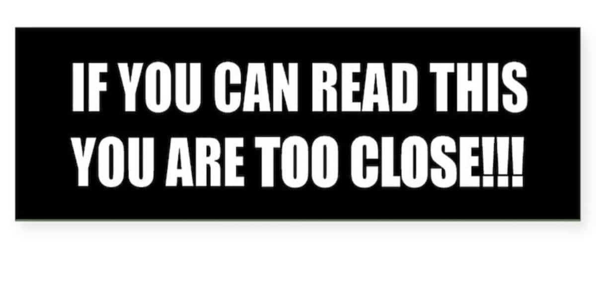 funny bumper stickers