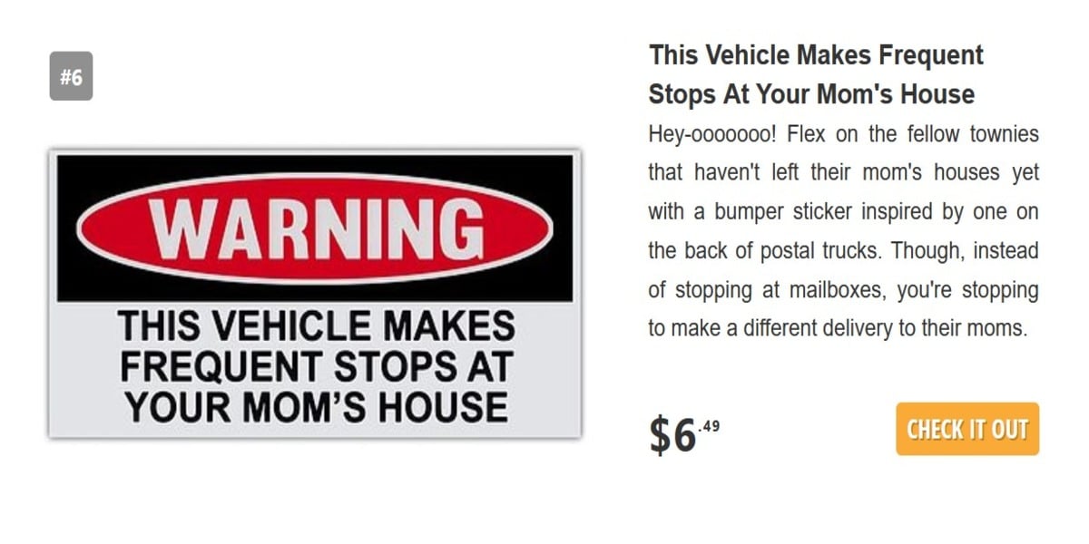 funny bumper stickers