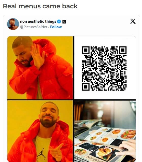 real menus