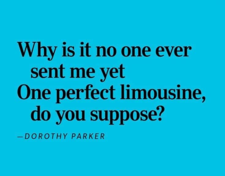 "One Perfect Rose" by Dorothy Parker