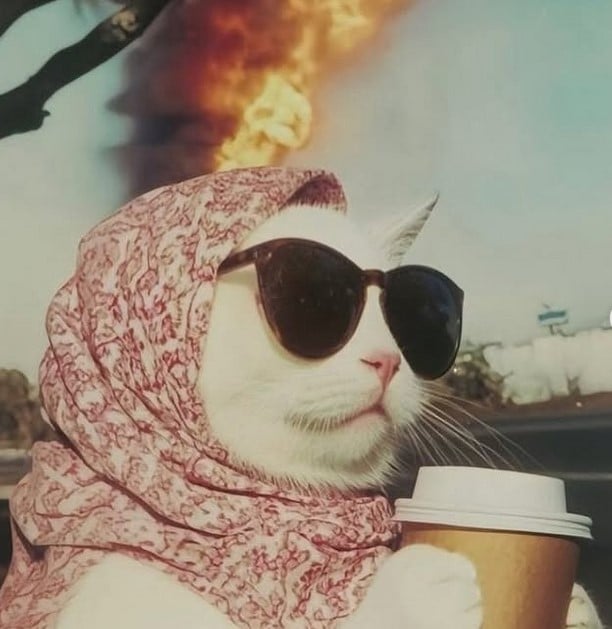 Fun cat lady
