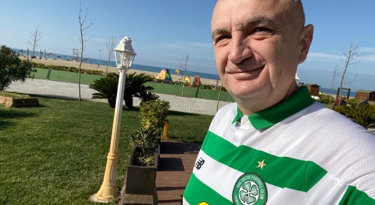 Albanian President Becomes a Celtic Fan