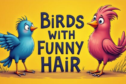 birds with funny hair