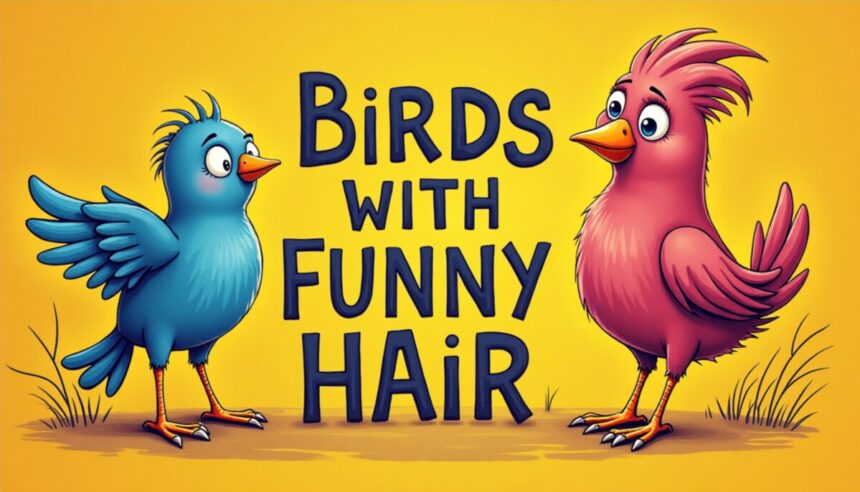 birds with funny hair