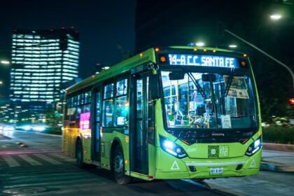 Illustrative stock photo: bus, taxi fleet, Huanggang Port